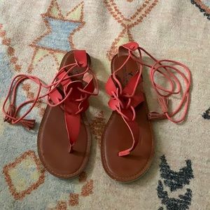 American eagle ankle tie gladiators